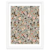 Flying Butterflies Gold Beige thumbnail