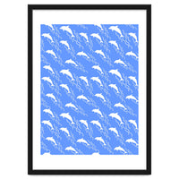 Swimming dolphins