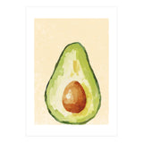 Avocado Half, Fresh Food Kitchen Art (Print Only) thumbnail