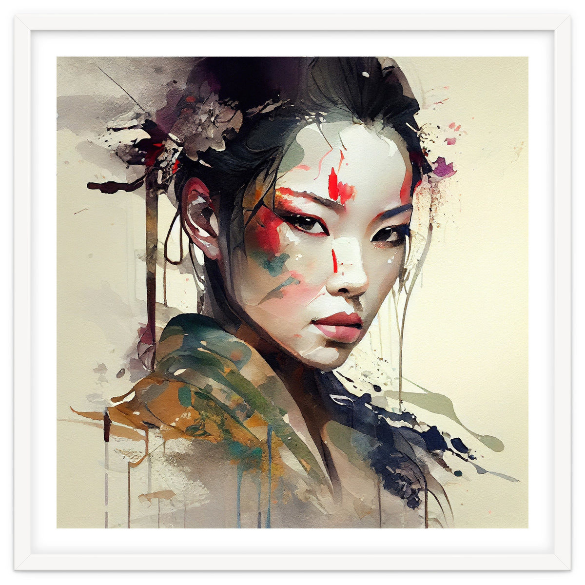 Powerful Warrior Geisha #1