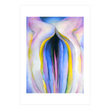 Georgia O’Keeffe – Grey Line with Black, Blue and Yellow (1923) | Elegant Abstract Modernist Composition with Bold Color Contrast (Print Only) thumbnail