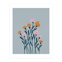 Orange and Pink Flowers (Print Only)