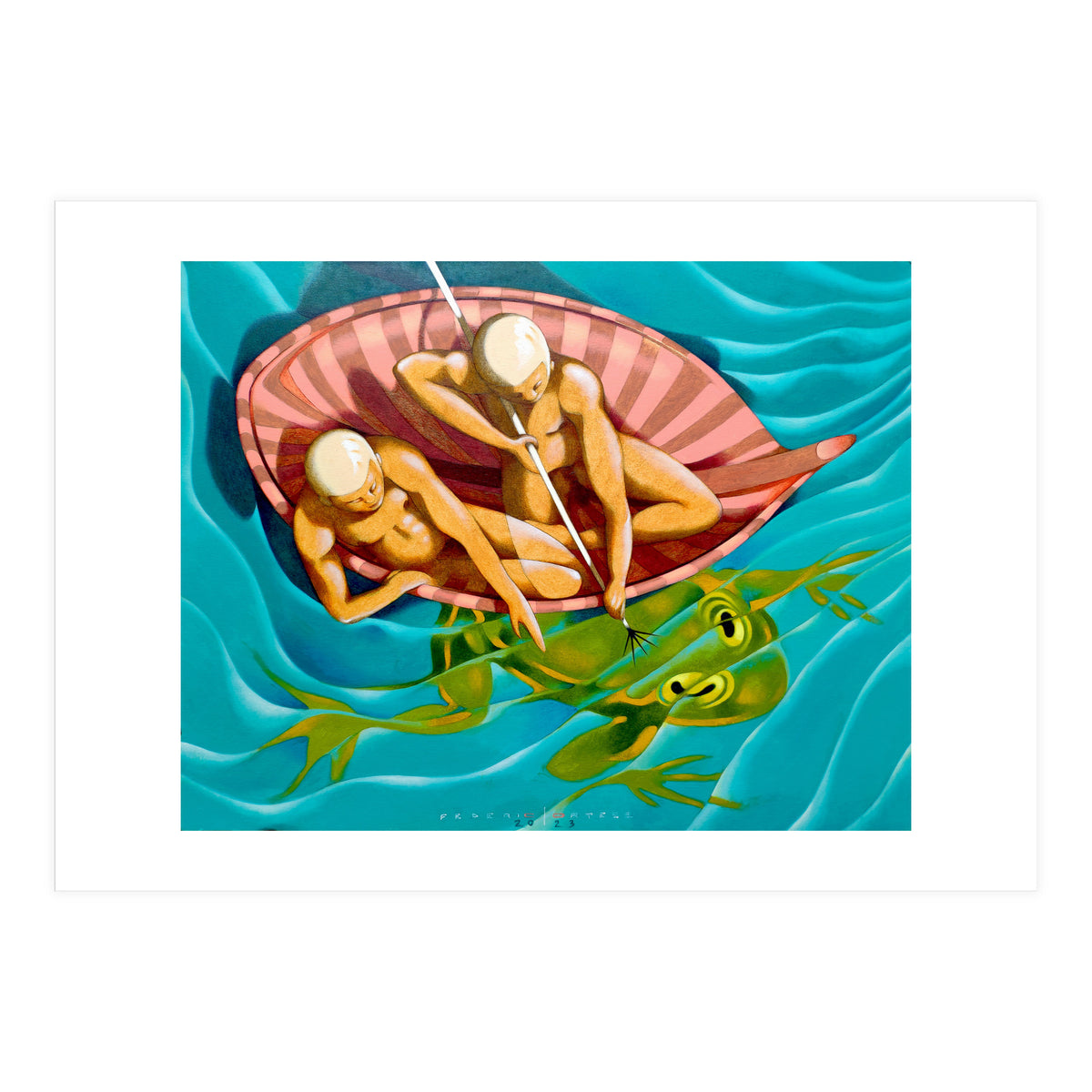 The capture of the giant frog (Print Only)