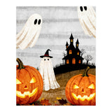 Spooky Halloween Ghost Pumpkin (Print Only) thumbnail