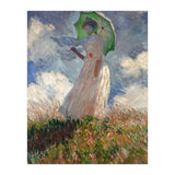 Claude Monet / 'The Woman with a Parasol', 1886, Oil on canvas, 131 × 88 cm. SUZANNE HOSCHEDE. (Print Only) thumbnail