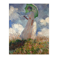 Claude Monet / 'The Woman with a Parasol', 1886, Oil on canvas, 131 × 88 cm. SUZANNE HOSCHEDE. (Print Only)