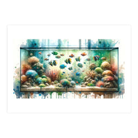 Colorful Aquarium Fish Tank (Print Only)
