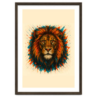 Lion Animal Watercolor