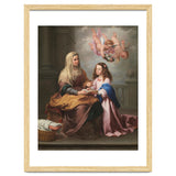 Bartolomé Esteban Murillo / 'Saint Anne with the Virgin', ca.  1655, Spanish School. VIRGIN MARY. thumbnail