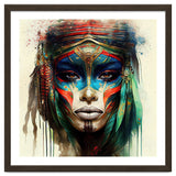 Turquoise Warrior Woman Portrait thumbnail