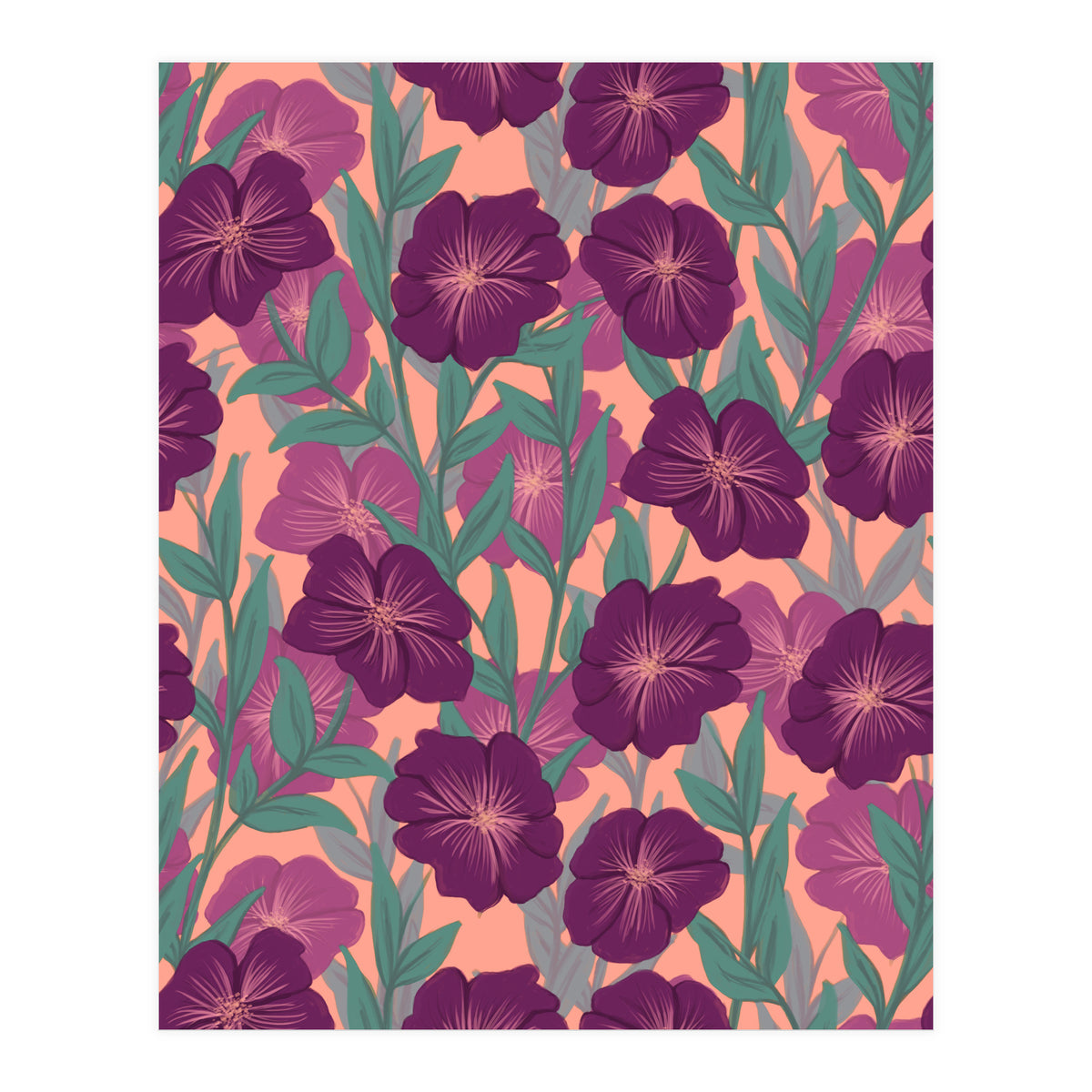 Bold Bloom Purple (Print Only)
