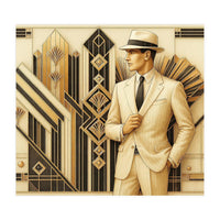 Gatsby Gentleman Art Deco Scene (Print Only)