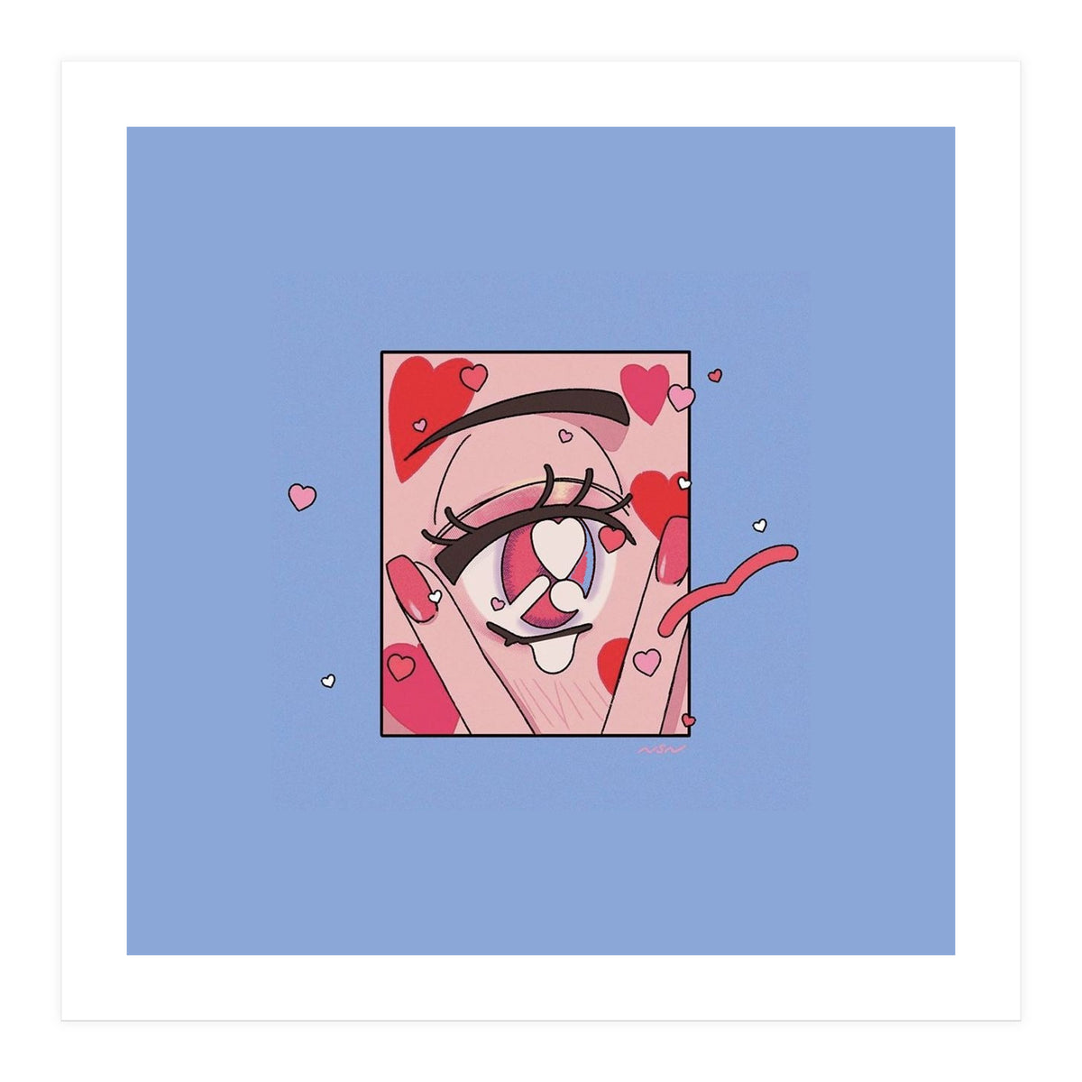 Heartfelt Gaze (Print Only)