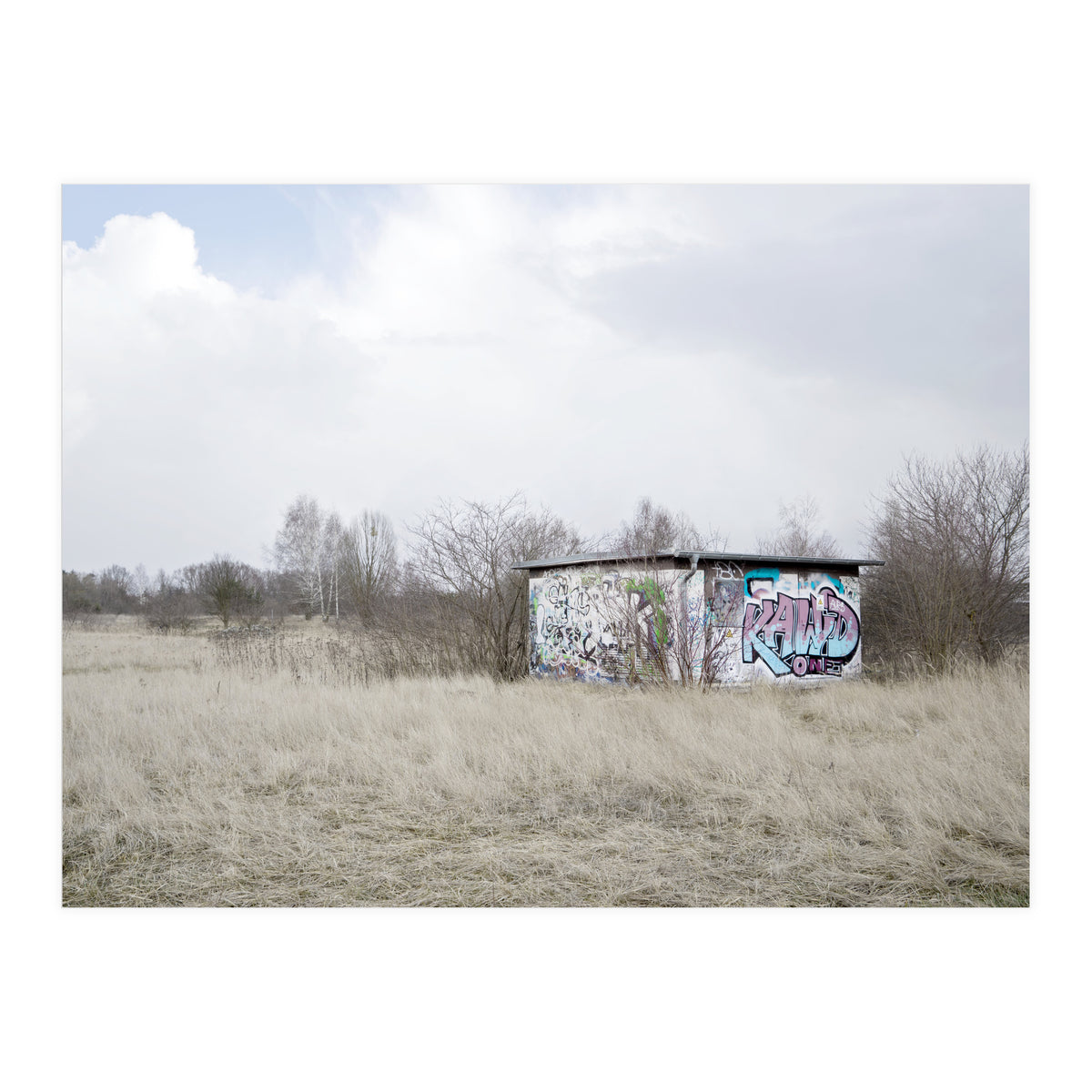 Graffiti barn in the middle of nowhere (Print Only)