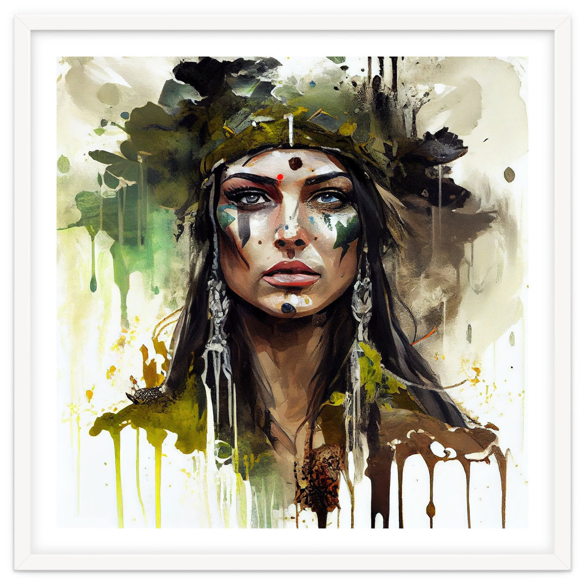 Ceremonial Druid Warrior Portrait