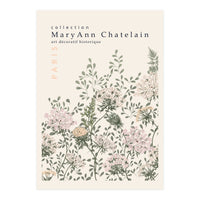 Historic decorative art Paris Queen Anne's lace (Print Only)