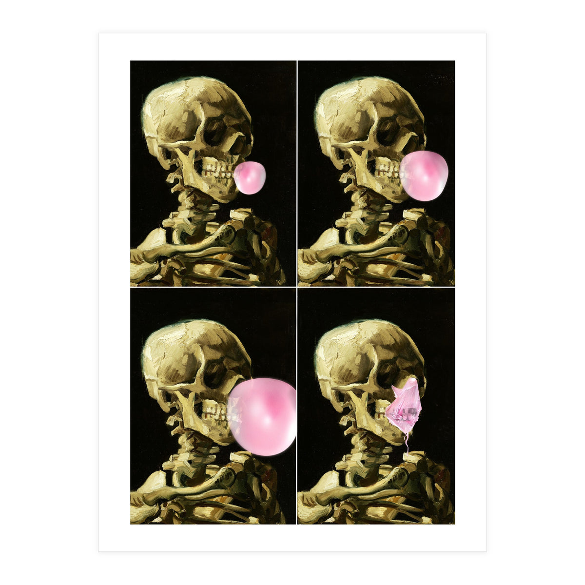 Skull Gum Explosion (Print Only)