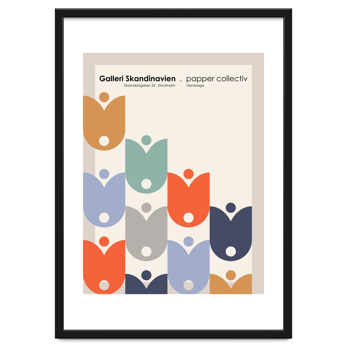 Stockholm Galleri Skandinavien Art Exhibition Poster