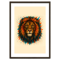 Lion Animal Watercolor