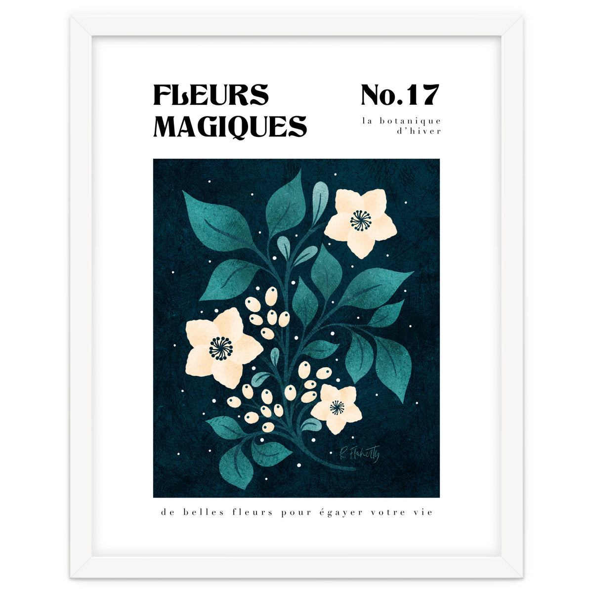 Magical Flowers No.17 Winter Botanicals