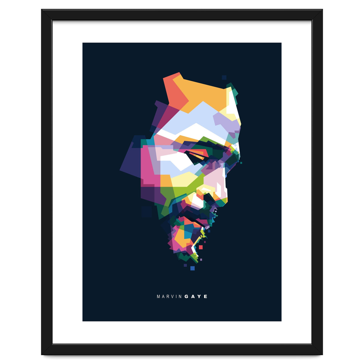 Marvin Gaye Pop Art WPAP