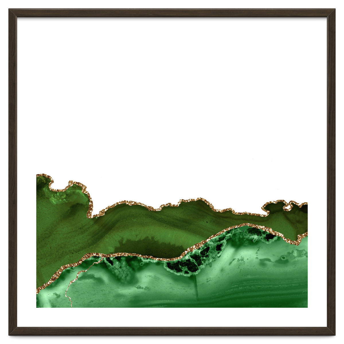 Green & Gold Agate Texture 30