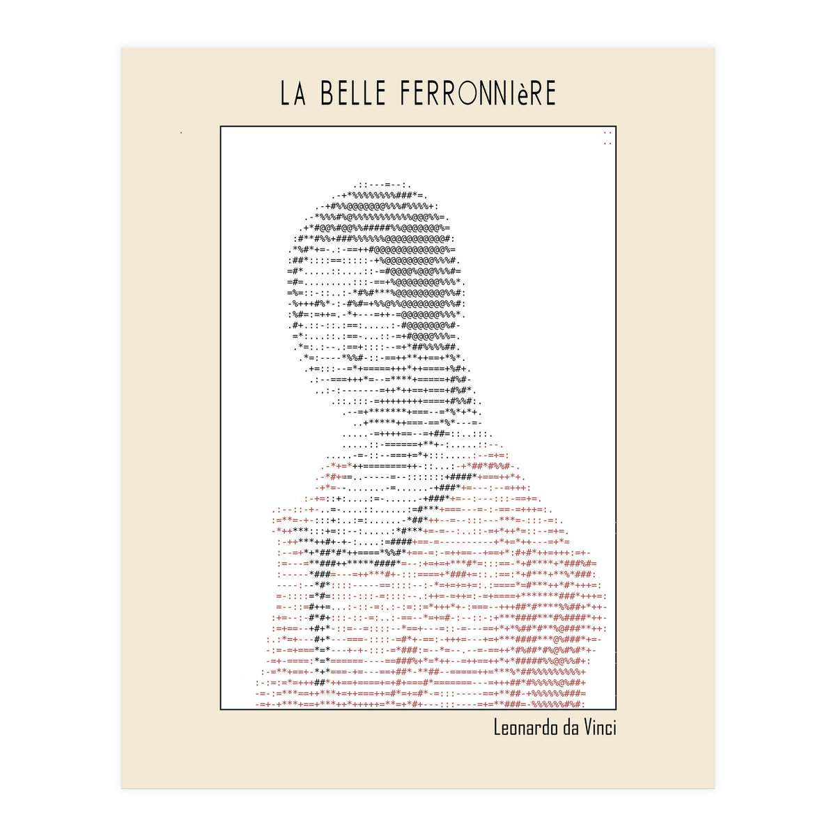 La Belle Ferronnière (portrait Of A Lady From The Court Of Milan) (Print Only)