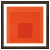 JOSEF ALBERS - HOMAGE TO THE SQUARE RED
