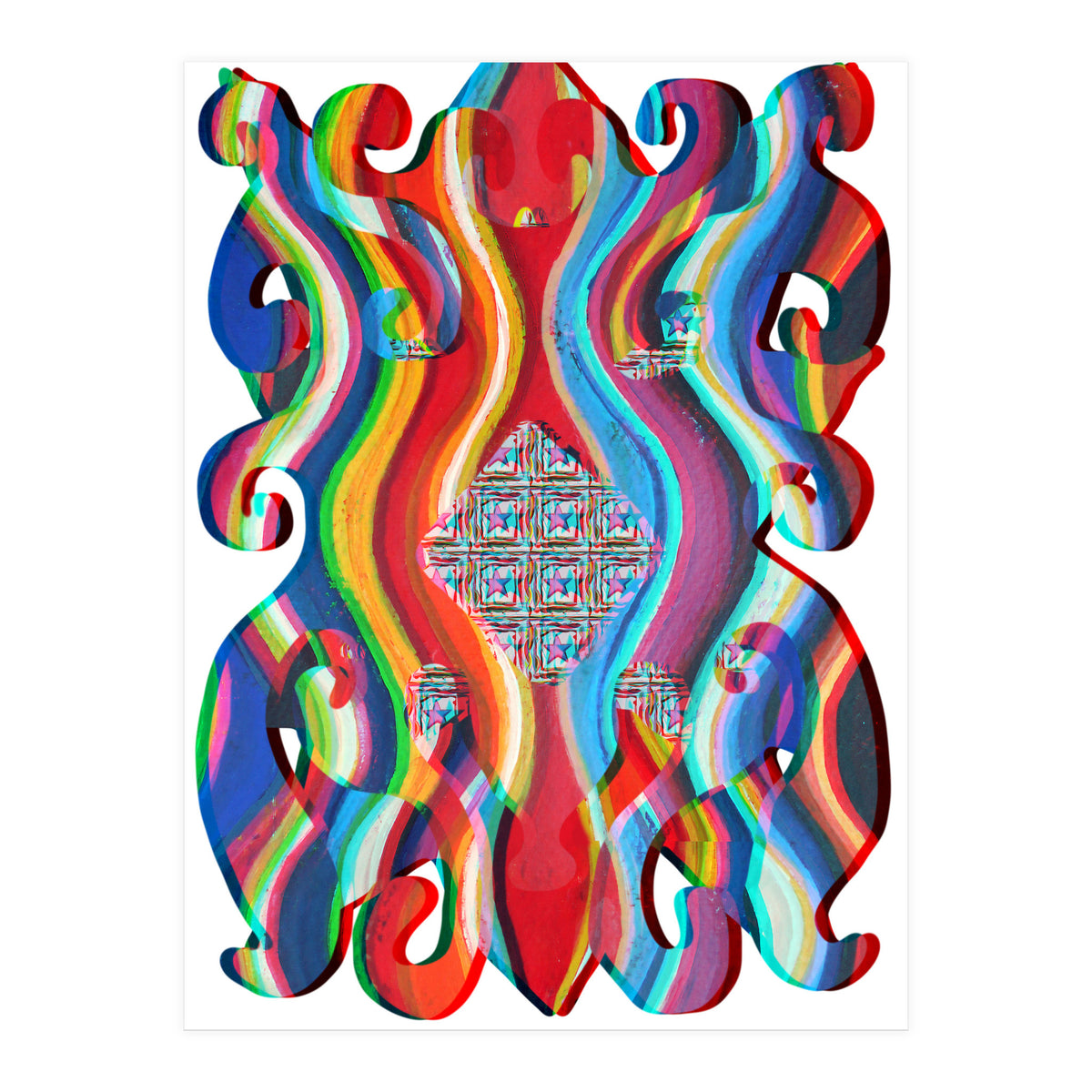 Pop Abstract Asimetrico 40 Copia (Print Only)