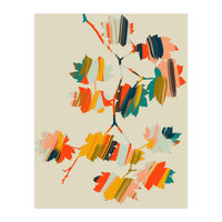 colorful hanging maple leaves (Print Only)