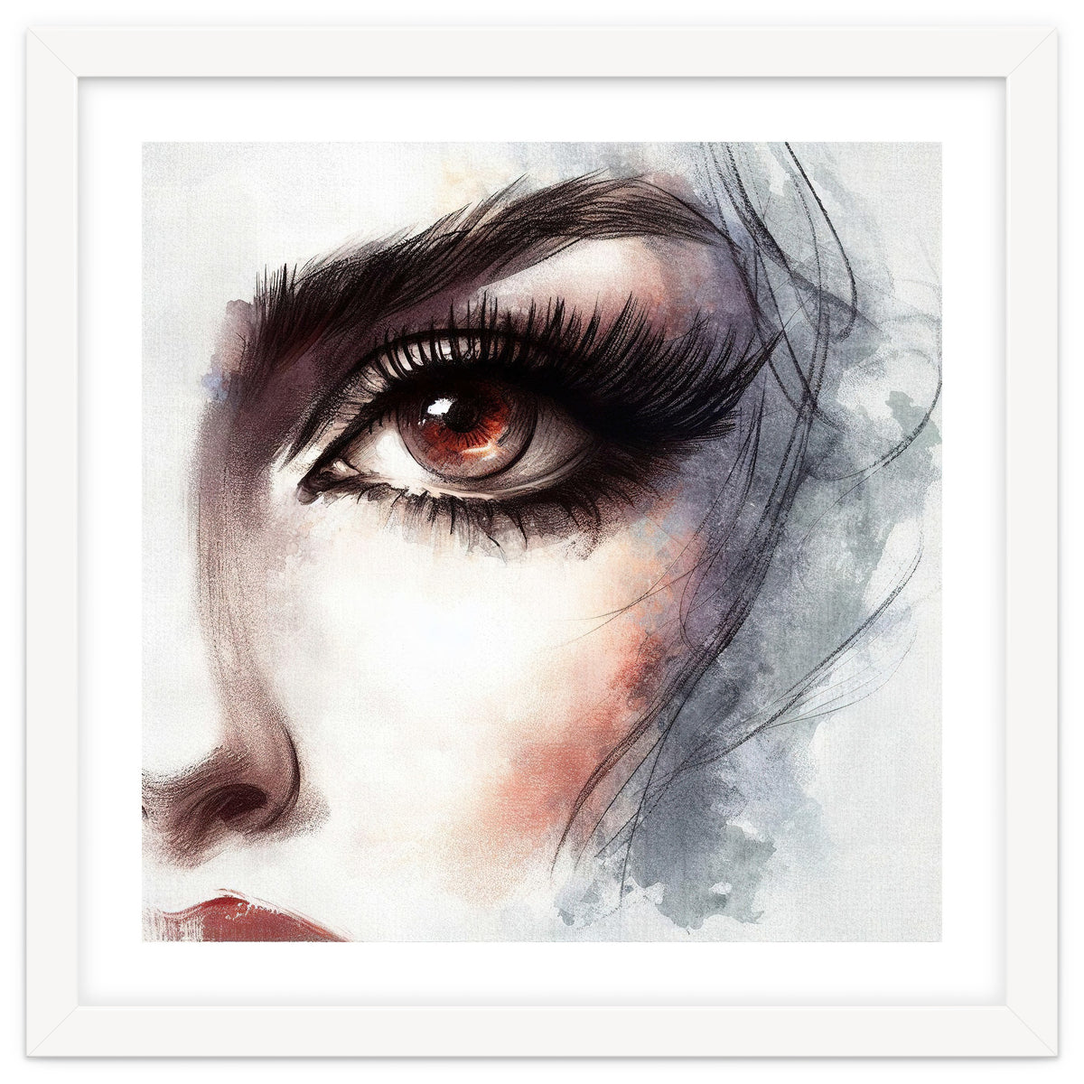 Amber Eye Portrait Fragment