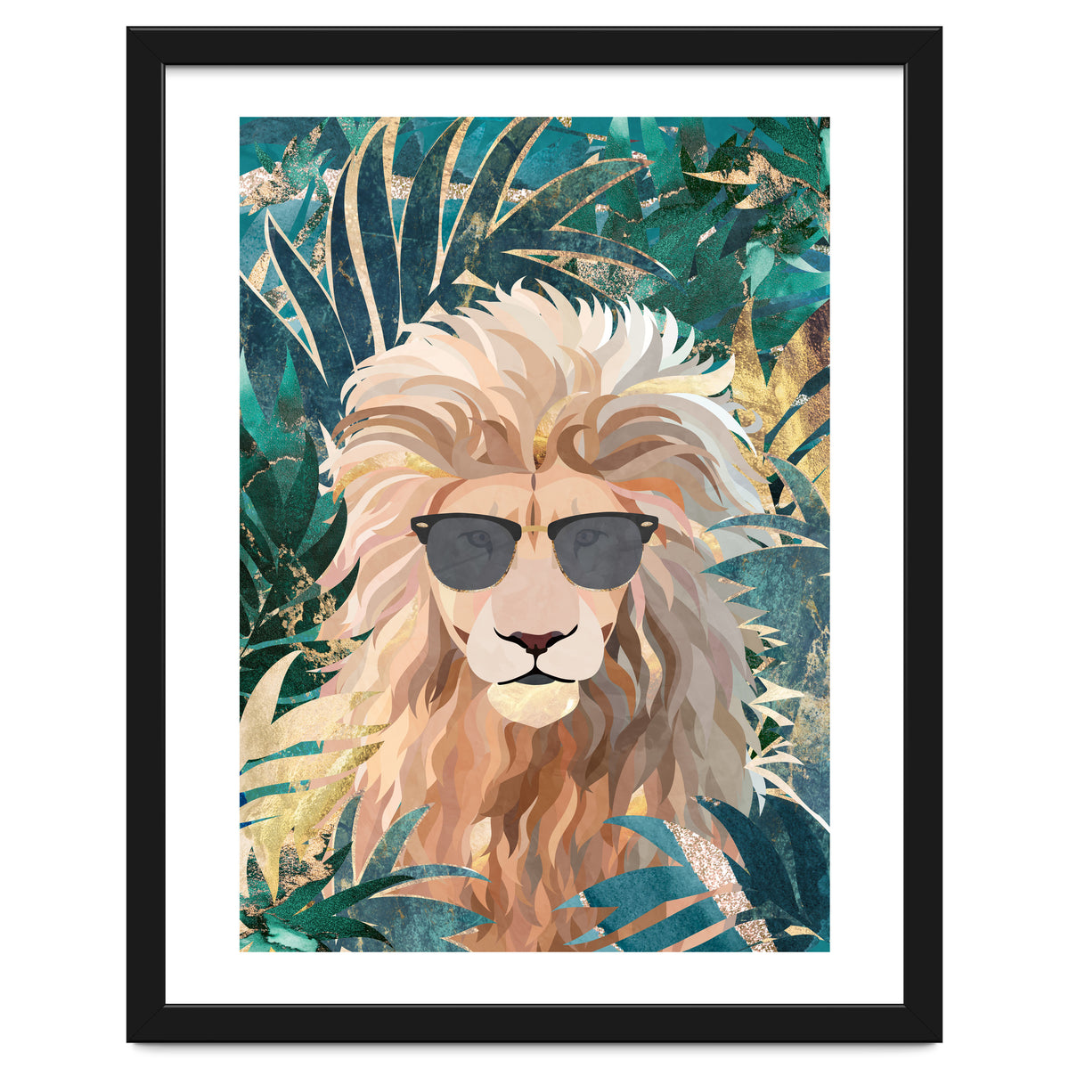 Lion Jungle wearing sunglasses