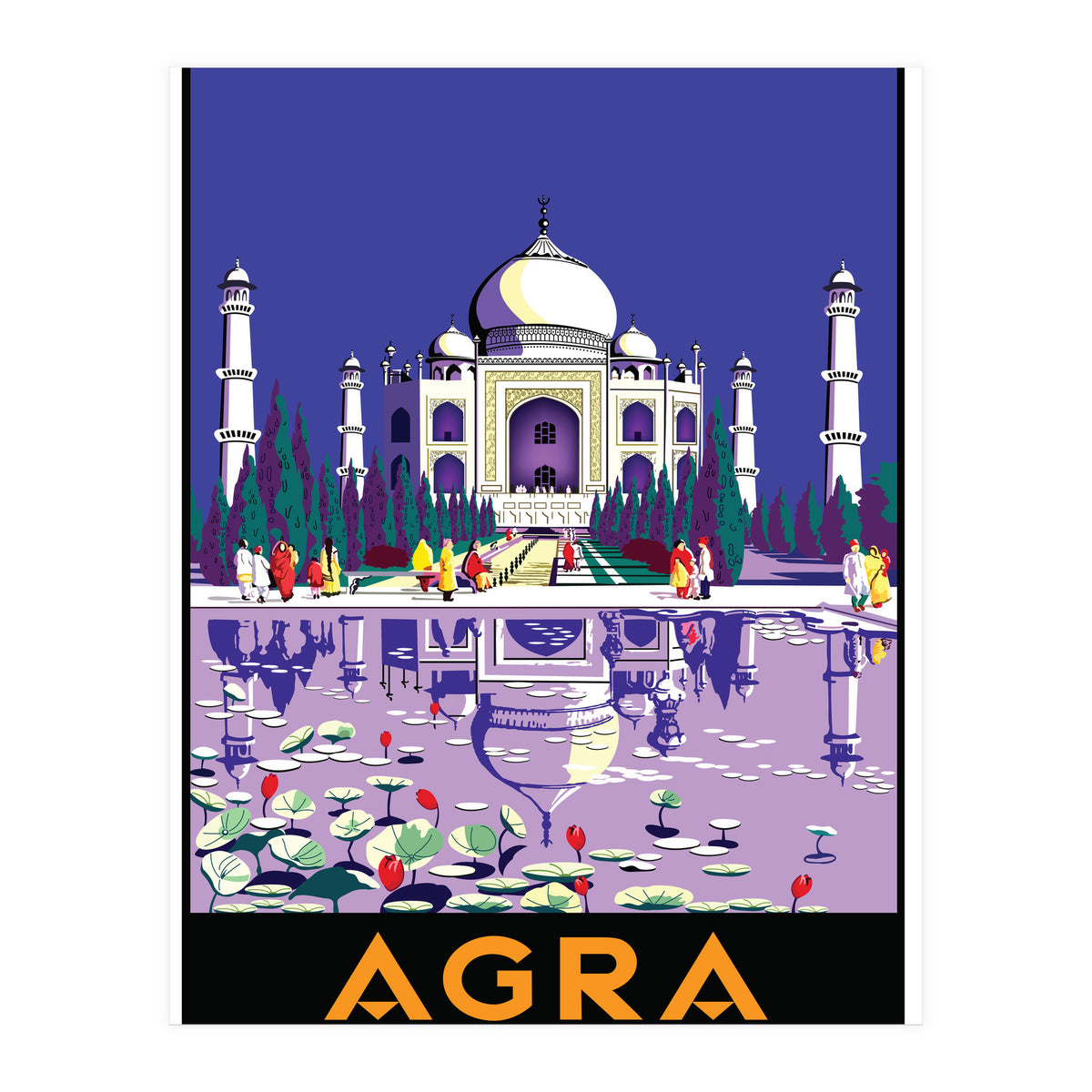 Agra, Taj Mahal, India (Print Only)