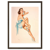 Beautiful Pinup Woman Posing In Ballerina Costume thumbnail