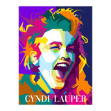Cindy Lauper 80s Retro Singer Art WPAP (Print Only) thumbnail