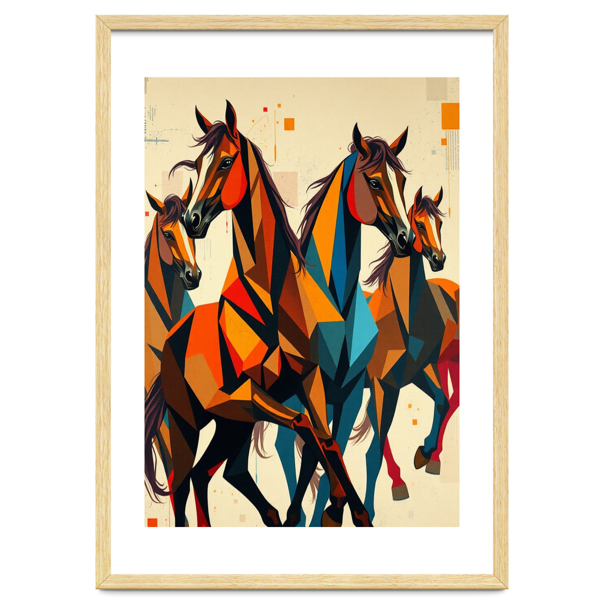 Abstract Horse Modern