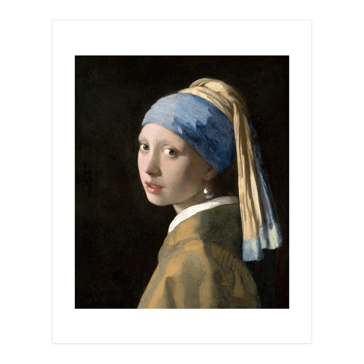 Johannes Vermeer - Girl with a Pearl Earring (Print Only)