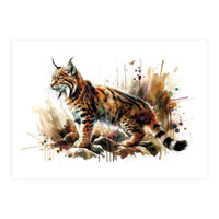 Lynx In The Wilderness (Print Only)