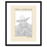 Portrait Of Patience Escalier Vincent Van Gogh Ascii Art thumbnail