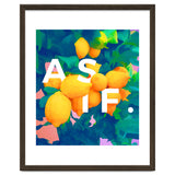 As If. | Typography Attitude Confidence Quote | Lemon Garden Botanical Vintage Quirky Lettering thumbnail