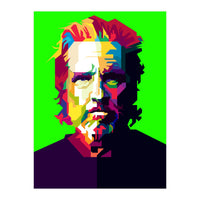 Jeff Bridges Hollywood Actor Pop Art WPAP (Print Only)