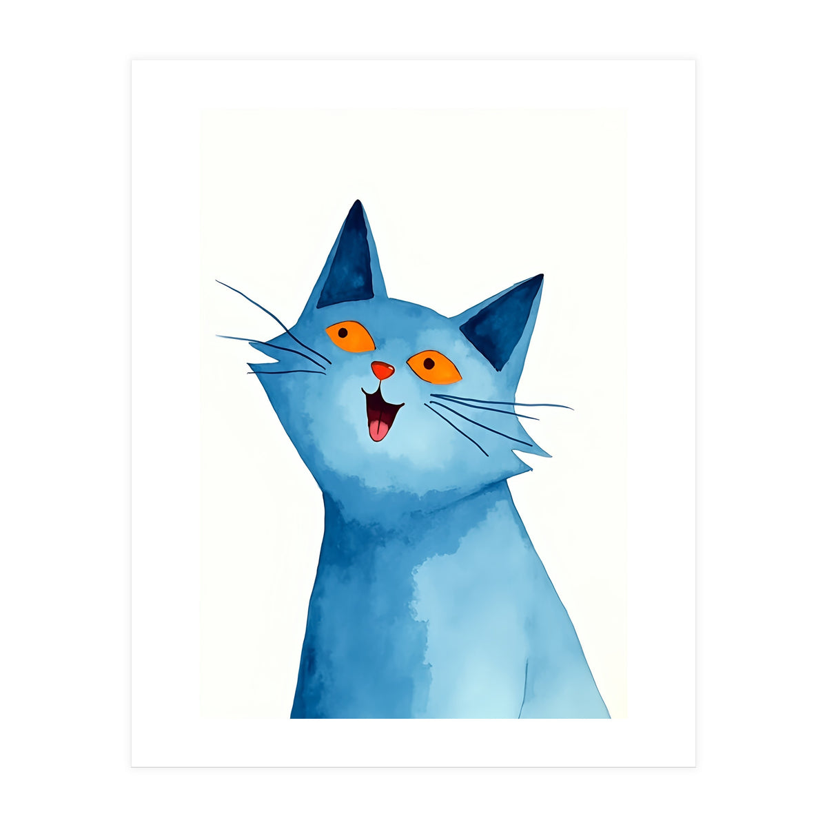 Eyes Orange (Print Only)