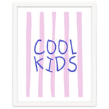 Cool Kids Club, Fun Playful Quote Print for Kids Room and Playroom Decor thumbnail