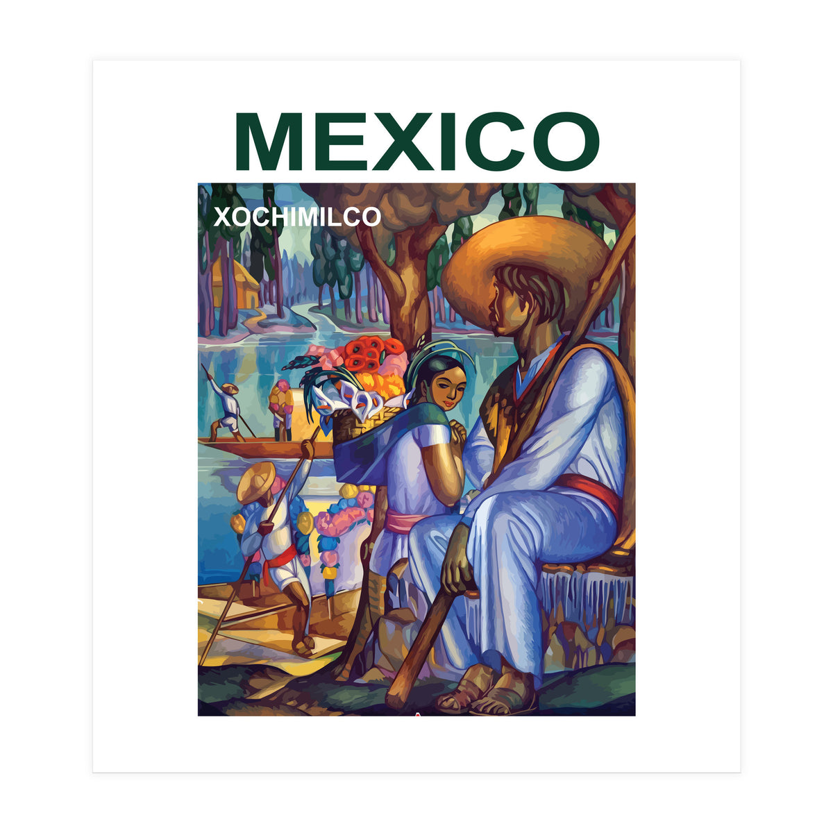 Mexico Xochimilco (Print Only)