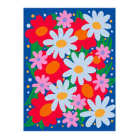 Bold Colourful Flowers (Print Only)