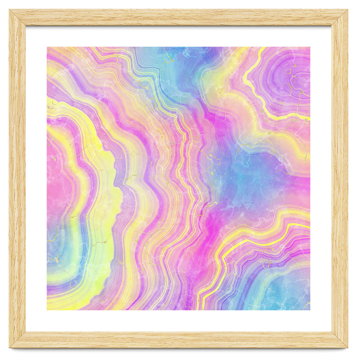 Neon Agate Texture 08
