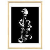 Rahsaan Roland Kirk Jazz Music Legend in Grayscale thumbnail