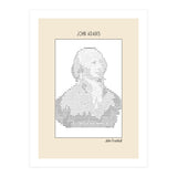 John Adams – John Trumbull (ascii Art) (Print Only) thumbnail