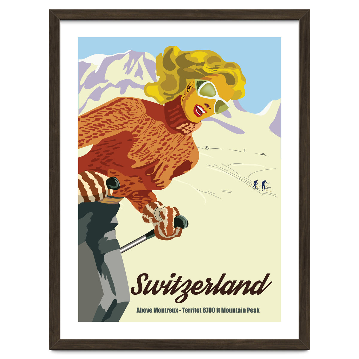 Switzerland Above Montreux