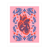 Floral Anatomical Heart (Print Only) thumbnail